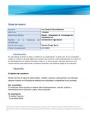 Analizando la organización: consultorio médico