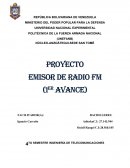 Proyecto Emisor de Radio FM