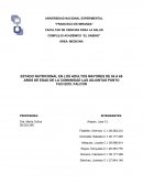 ESTADO NUTRICIONAL EN LOS ADULTOS MAYORES DE 55 A 65 AÑOS DE EDAD DE LA COMUNIDAD LAS ADJUNTAS PUNTO FIJO EDO. FALCÓN