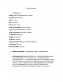 Historia-clínica. Motivo de consulta: “No puedo respirar bien y no paro de toser”