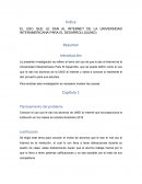 EL USO QUE LE DAN AL INTERNET DE LA UNIVERSIDAD INTERAMERICANA PARA EL DESARROLLO(UNID)