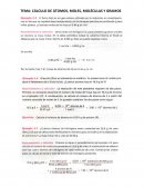 CÁLCULO DE ÁTOMOS, MOLES, MOLÉCULAS Y GRAMOS