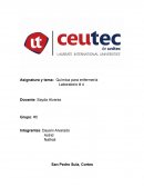 Química para enfermería Laboratorio # 4