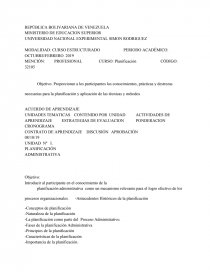 APRENDIZAJE ESTRATEGIAS DE EVALUACION PONDERACION CRONOGRAMA. Página 1