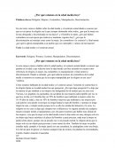 La edad media y el contexto actual