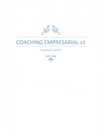 COACHING EMPRESARIAL v1 Pensamiento sistémico. Página 1