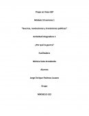 Guerras, revoluciones y transiciones políticas