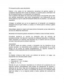 El transporte publico para estudiantes