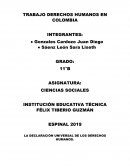 LA DECLARACIÓN UNIVERSAL DE LOS DERECHOS HUMANOS