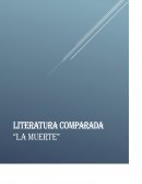 LITERATURA COMPARADA "La muerte"
