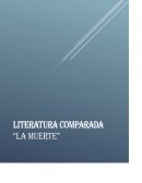 LITERATURA COMPARADA "La muerte"