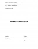 Relato de un naufrago