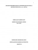 ANÁLISIS DE IMPLEMENTACIÓN DE LAS MEJORES PRÁCTICAS PARA LA GESTIÓN DE PROYECTOS aplicado a NETFLIX