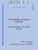 Revoluciones industriales , teoria ecónomica