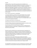 Derecho internacional y su aplicabilidad