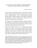 LA MUJER Y SU PAPEL DESDE EL ORIGEN DE LA SOCIEDAD OCCIDENTAL, REIVINDICADA POR CERVANTES EN EL CELOSO EXTREMEÑO