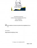 Mejora de la calidad en el proceso de producción de Aluplastmex S.A. de C.V