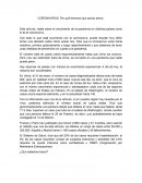 CORONAVIRUS: Por qué tenemos que actuar ahora