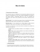 Restricciones de la base de datos