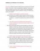 DEBERES DE LAS PERSONAS Y DEL CIUDADANO