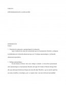 EPISTEMOLOGÍA DE LA EDUCACIÓN