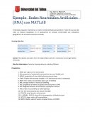 RedNeuronal Matlab