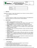 Plan derrame quimicos