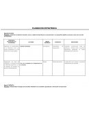 Planificación estratégica. Área AULA