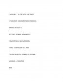 TALLER #2 : “ EL CIRCUITO ELECTRICO”