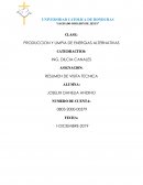 PRODUCCION Y LIMPIA DE ENERGIAS ALTERNATIVAS