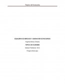 EQUILIBRIO DE MERCADO Y ASIGNACIÓN DE RECURSOS