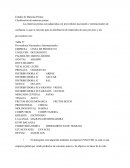 Estudio de Materias Primas