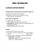 EL FINAL DEL ANTIGUO RÉGIMEN