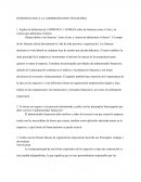 INTRODUCCION A LA ADMINISTRACION FINANCIERA