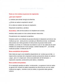 Respiración anaeróbica y aeróbica. Página 1