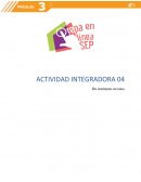 Actividad Integradora Texto científico o académico