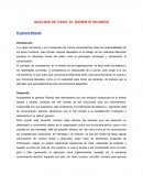 ANÁLISIS DE CASO: EL GERENTE RICARDO