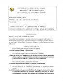 PRESUPUESTOS DE LA EMPRESA PRIVADA