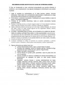 RECOMENDACIONES DIETETICAS EN CASOS DE HIPERINSULINISMO