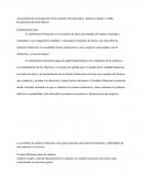 Analisis de estado de situación financiera, resultados y por razones financieras