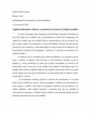 Metodologías de investigación y escritura académica