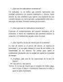 Preguntas análisis de indicadores