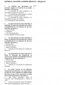 Examen de Química Analítica Instrumental I