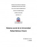 Sistema social de la Universidad Rafael Belloso Chacin