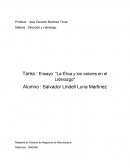 La ética y los valores en el liderazgo