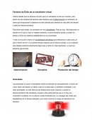 Factores de Éxito de un estudiante virtual