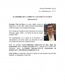 El Hombre que cambio su casa por un tulipán