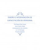 DISEÑO E INTERVENCIÓN DE CAPACITACIÓN DE PERSONAL