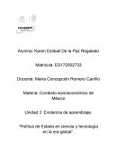 Política de Estado en ciencia y tecnología en la era global