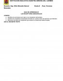 GUIA DE APRENDIZAJE: LOS RECEPTORES SENSORIALES